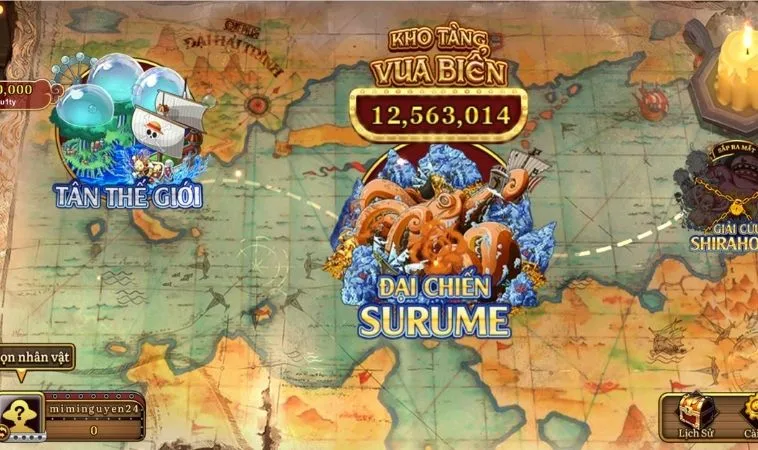 Làm Chủ Bắn Cá Đại Hải Trình AE888 Săn Cá Rồng Nhận Thưởng Cực Lớn 2 Bản đồ trong game Bắn Cá Đại Hải Trình AE888