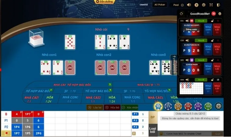 Chinh Phục Xì Tố AE888 Bằng Chiến Lược Đỉnh Cao 2 Giao diện chơi Xì Tố AE888